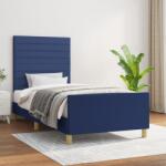 vidaXL ágykeret matrac nélkül kék 80x200 cm szövet (3125096)