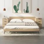 vidaXL 2 db sonoma-tölgy színű éjjeliszekrény 40 x 36 x 65 cm (811275)