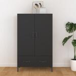 vidaXL fekete szerelt fa magasszekrény 70 x 31 x 115 cm (812538)