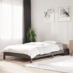 vidaXL szürke tömör fenyőfa egymásra rakható ágy 75x190 cm (820409)