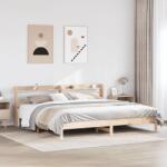 vidaXL tömör fenyőfa ágy matrac nélkül 180 x 200 cm (3306879)