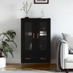 vidaXL fekete szerelt fa magasszekrény 69, 5 x 31 x 115 cm (828269)