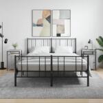 vidaXL 2 db szürke sonoma színű szerelt fa éjjeliszekrény 40x42x60 cm (826040)