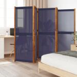 vidaXL sötétkék 5 paneles térelválasztó 350 x 180 cm (4003361)