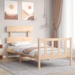 vidaXL tömör fenyőfa ágy matrac nélkül 90 x 200 cm (3193256)