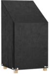 vidaXL polietilén kerti szék huzat 8 fűzőlyukkal 65 x 65 x 80/120 cm (319335)