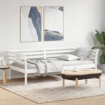 vidaXL fehér tömör fenyőfa kanapéágy matrac nélkül 90 x 200 cm (842871)