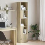 vidaXL sonoma tölgy színű szerelt fa könyvszekrény 40 x 36 x 189 cm (848243) - vidaxl