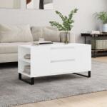 vidaXL fehér szerelt fa dohányzóasztal 102x44, 5x50 cm (831004)