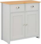 vidaXL szürke komód 79 x 35 x 81 cm (283742)