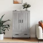 vidaXL szürke sonoma szerelt fa magasszekrény 69, 5 x 31 x 115 cm (830338)