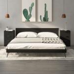 vidaXL 2 db fekete éjjeliszekrény 40 x 36 x 65 cm (811271)