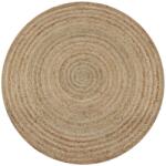 vidaXL kör alakú fonott juta szőnyeg 120 cm (245337)