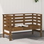 vidaXL mézbarna tömör fenyőfa kerti pad 111, 5 x 53 x 71 cm (825138)