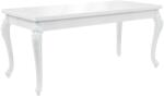 vidaXL magasfényű fehér étkezőasztal 179 x 89 x 81 cm (246958)