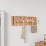 vidaXL tömör diófa fali akasztó 42 x 8, 5 x 14 cm (350371)