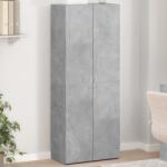 vidaXL betonszürke szerelt fa irattartó szekrény 60 x 32 x 153 cm (3276647)