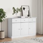 vidaXL ALTA tömör fenyőfa TV-szekrény 112x35x73 cm (353938)