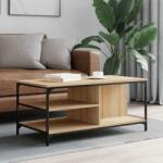 vidaXL sonoma tölgy színű szerelt fa dohányzóasztal 100 x 50 x 45 cm (835305)