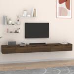vidaXL 2 db barna tölgy színű szerelt fa faliszekrény 102 x 30 x 20 cm (3115907)
