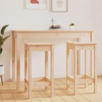 vidaXL 2 db tömör fenyőfa bárszék 40 x 40 x 78 cm (822137)