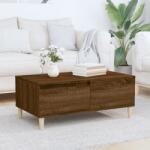 vidaXL barna tölgyszínű szerelt fa dohányzóasztal 90x50x36, 5 cm (821115)