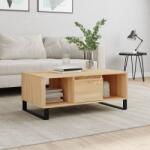 vidaXL sonoma tölgy színű szerelt fa dohányzóasztal 90 x 50 x 36, 5 cm (830599)