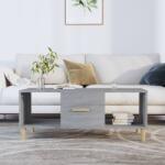 vidaXL szürke sonoma színű szerelt fa dohányzóasztal 102 x 50 x 40 cm (817526)