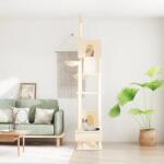 vidaXL krémszínű plafonig érő kaparófa 277-303 cm (171612)