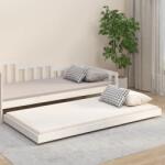 vidaXL fehér tömör fenyőfa ágy matrac nélkül 90 x 200 cm (823495)