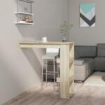 vidaXL sonoma tölgy színű fatermék fali bárasztal 102 x 45 x 103, 5 cm (811784)