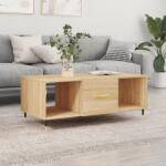 vidaXL sonoma tölgy színű szerelt fa dohányzóasztal 102 x 50 x 40 cm (829279)