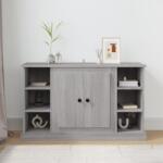 vidaXL szürke sonoma színű szerelt fa tálalószekrény 100x35, 5x60 cm (816446) - vidaxl