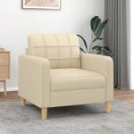 vidaXL krémszínű szövet kanapéfotel 60 cm (359077)