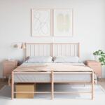 vidaXL 2 db rózsaszín acél éjjeliszekrény 36 x 39 x 50, 5 cm (842913)