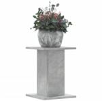 vidaXL 2 db betonszürke szerelt fa növénytartó állvány 30 x 30 x 40 cm (3307849)