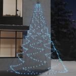 vidaXL fémhorgos fali fa 720 hideg fehér LED-del 5 m (328645)