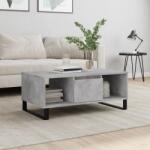 vidaXL betonszürke szerelt fa dohányzóasztal 90x50x36, 5 cm (830600)