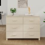 vidaXL HAMAR mézbarna tömör fenyőfa tálalószekrény 113 x 40 x 80 cm (340448) - vidaxl
