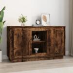 vidaXL füstös tölgy színű szerelt fa tálalószekrény 102x35x60 cm (831882)