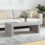 vidaXL szürke sonoma színű szerelt fa dohányzóasztal 102 x 50 x 36 cm (823372)