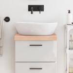 vidaXL kezeletlen tömör fa fürdőszobai pult 40x40x(2-6) cm (3155998)