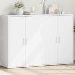 vidaXL 2 db fehér szerelt fa tálalószekrény 60 x 31 x 84 cm (3276567)