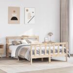 vidaXL tömör fenyőfa ágy matrac nélkül 150x200 cm (3305763)