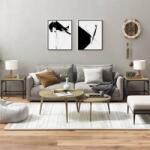 vidaXL 2 db sonoma tölgy színű szerelt fa kisasztal 40x40x35 cm (819405)
