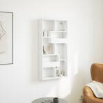 vidaXL fehér szerelt fa faliszekrény 50 x 15 x 100 cm (854553)