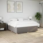 vidaXL tópszínű szövet ágykeret matrac nélkül 200 x 200 cm (3284761)