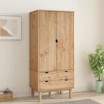 vidaXL OTTA tömör fenyőfa gardrób 76, 5 x 53 x 172 cm (348588)
