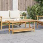 vidaXL bambusz dohányzóasztal 110x55x45 cm (366474)