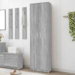 vidaXL szürke sonoma színű szerelt fa előszobaszekrény 55x25x189 cm (815517)